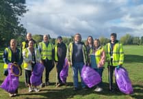 Local company team helps litter pick for World Cleanup Day