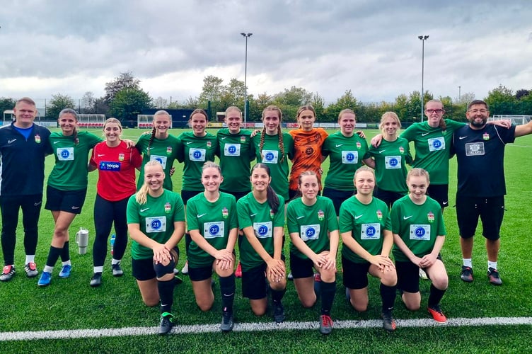 Ross Juniors Women won 6-2 ahead of their big Women's FA Cup clash at Gloucester City