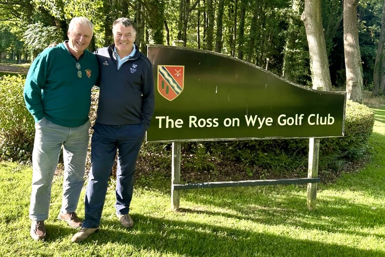 Ross Golf Club's Colin Bennion and Steve Wallbank placed third