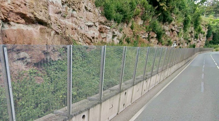 GV of safety barrier