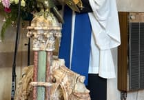 Parishioners celebrate Monica's 30 years of ministry