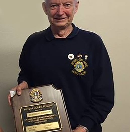 Jim retires after 50 years of service with Ross Lions