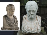 Missing bust depicting historic painter unearthed in Ross