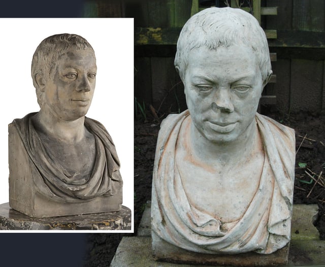 Missing bust depicting historic painter unearthed in Ross
