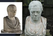 Missing bust depicting an historic painter unearthed in Ross
