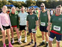 Blazers storm home second in Forest half team event