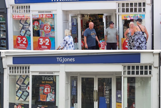 Alas WH Smith you’re now TG Jones 