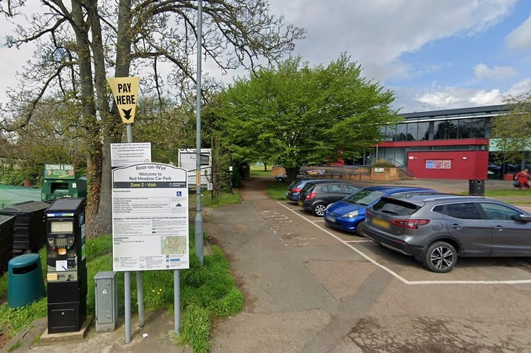 The Red Meadow council car park in Ross-on-Wye