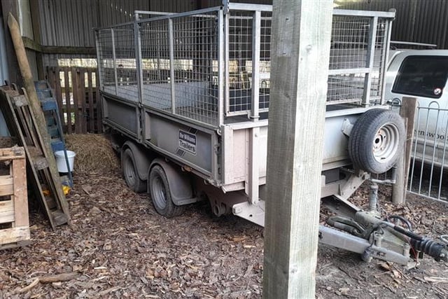 Wildlife trust trailer stolen