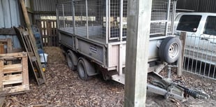 Wildlife trust trailer stolen