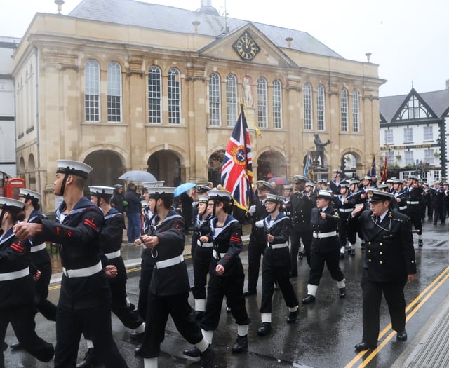 Ross-on-Wye Cadets Mark Trafalgar Day