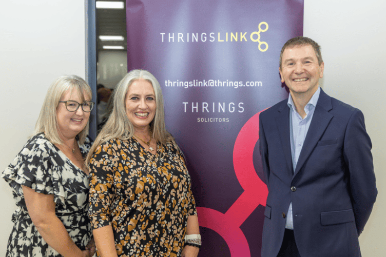 Thrings’ Business Development team at the launch of Thrings Link in Bristol.