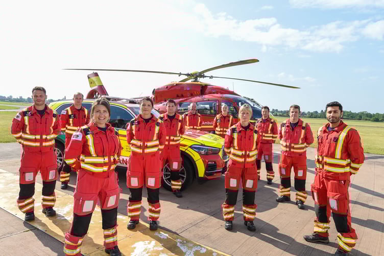 Award winning air ambulance team
