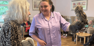 Residents enjoy unforgettable falconry visit