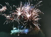 Charity fireworks display draws hundreds