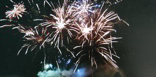 Charity fireworks display draws hundreds