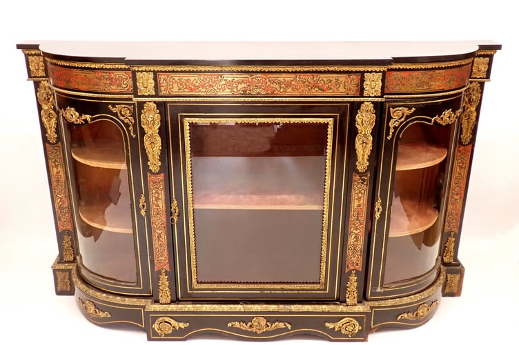 Victorian Boulle Credenza