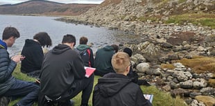 Local students explore ancient geology in Ayrshire