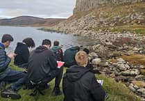 Local students explore ancient geology in Ayrshire