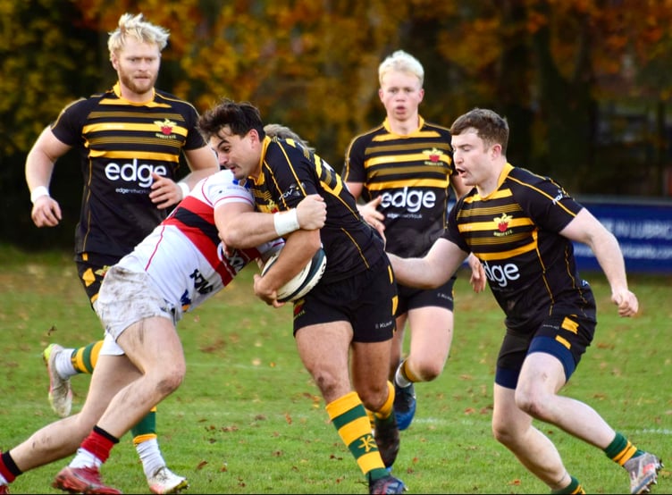 Newent started well but were overhauled by Bromsgrove