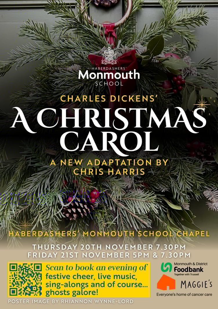 Haberdashers' Monmouth's senior school are performing A Christmas Carol
