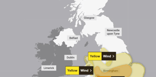 Amber warnings as Storm Claudia hits UK