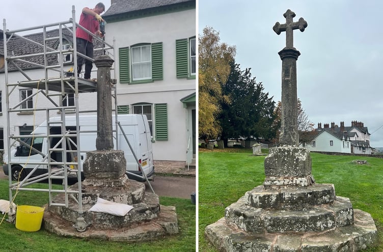 Plague cross renovation