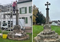 Historic Plague Cross at St Mary’s Church restored