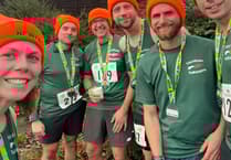 Runners take on Newent 9 and Storm Claudia