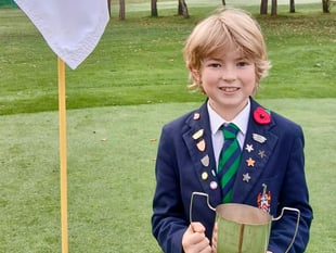 George, 9, shows juniors way to win