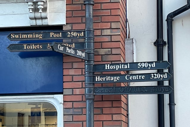 Town's iconic wayfinding signs up for grabs