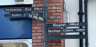 Town's iconic wayfinding signs up for grabs