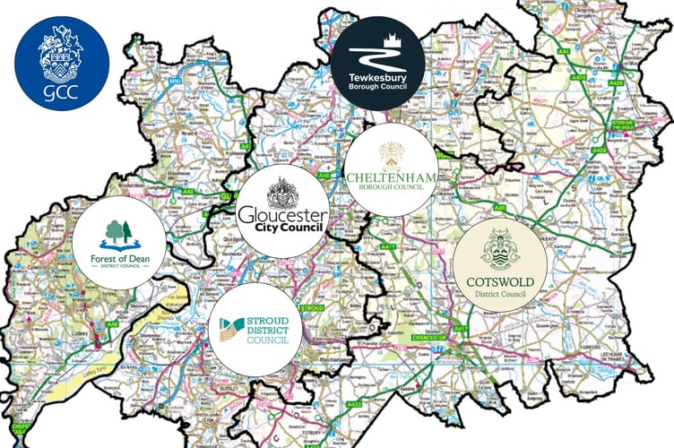 There are various views to reorganisation among the seven councils of Gloucestershire.