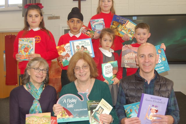 Christian book donation enriches primary school library