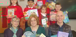 Christian book donation enriches primary school library