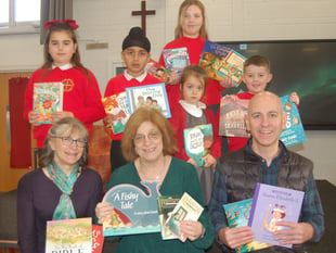 Christian book donation enriches primary school library