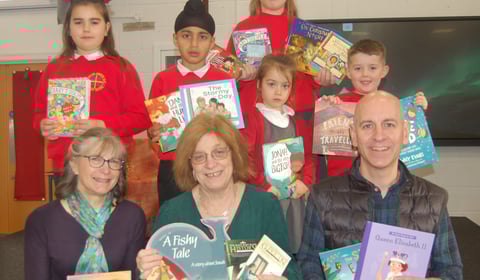 Christian book donation enriches primary school library