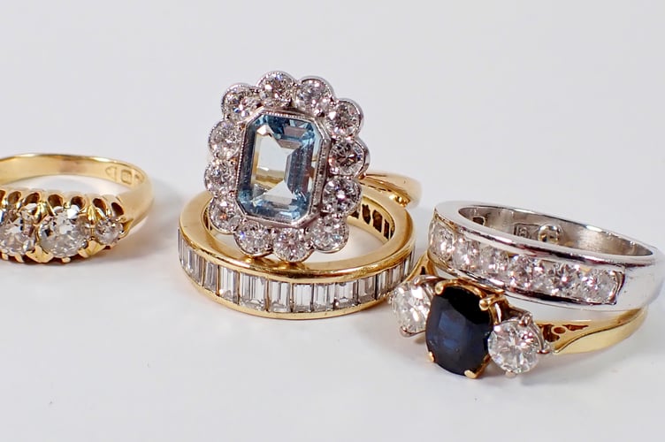 Selection of Diamond Rings 