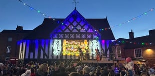 Newent starts festive season with lights