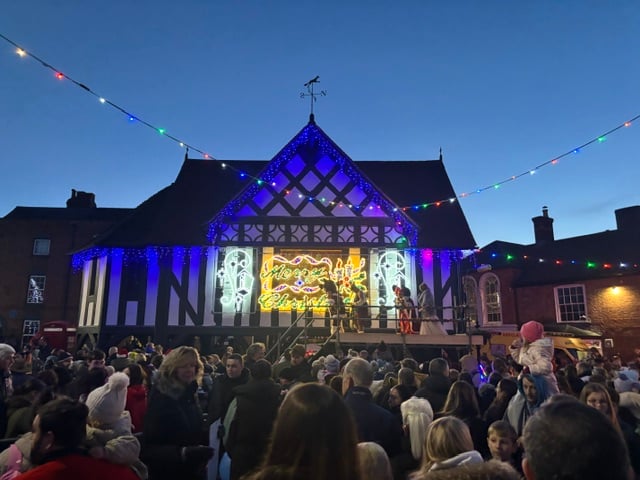 Newent starts festive season with lights