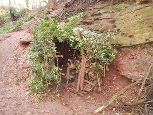 Young BMX bikers frightened by man with axe in woods 