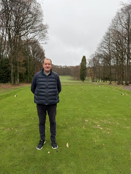 Ross Golf Club's Jon McGinley won the seniors Christmas singles