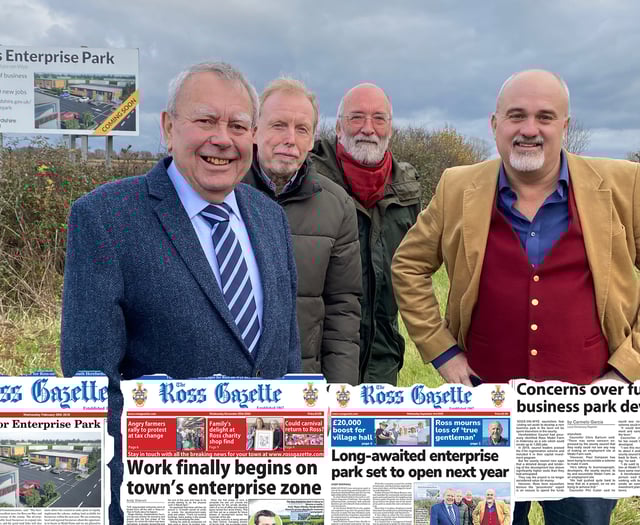 Ross Enterprise Park construction begins