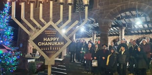 Hanukkah Menorah Lighting in shows community solidarity