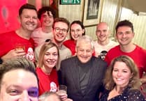 Dominic sings with the stars in TV's Royal Variety Show