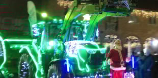 Festive tractor rally lights up Ross streets