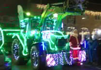 Festive tractor rally lights up Ross streets