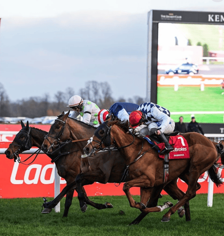 What a finish in The King George VI Chase at Kempton