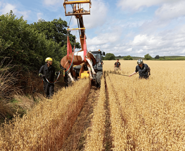 Gratitude expressed to local farmers by fire chief