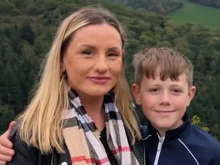 Mum praises' little hero' son for saving lives in 60mph car drama
